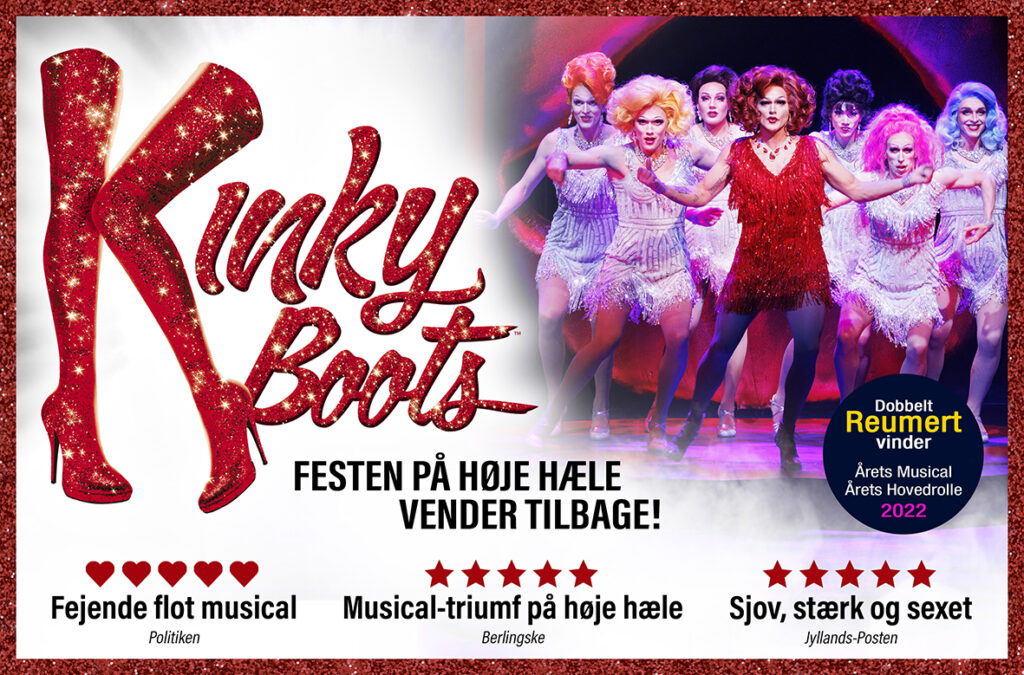 Kinky Boots med Silas Holst på Det Ny Teater